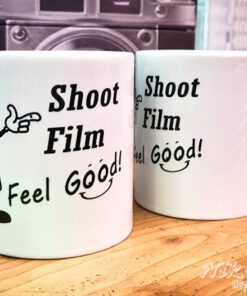 Nik & Trick's Very Own "Shoot Film, Feel Good!" Mug
