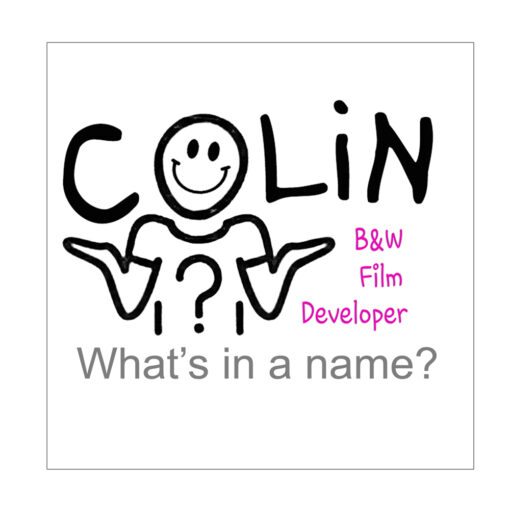 A cynical change in name so here's Colin the b&w film developer known for a few days as Obsidion Aqua NT