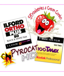 Strawberries & Cream Combo Pack #2 ~ Pyrocat-HD is Magic for Ortho 80+ / Tmax100
