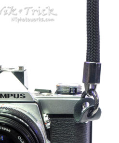 Soft Nylon Quick Release Funky Camera Strap ~ Black
