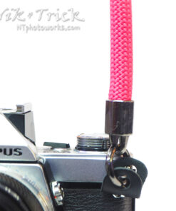 Soft Nylon Quick Release Funky Camera Strap ~ Pink