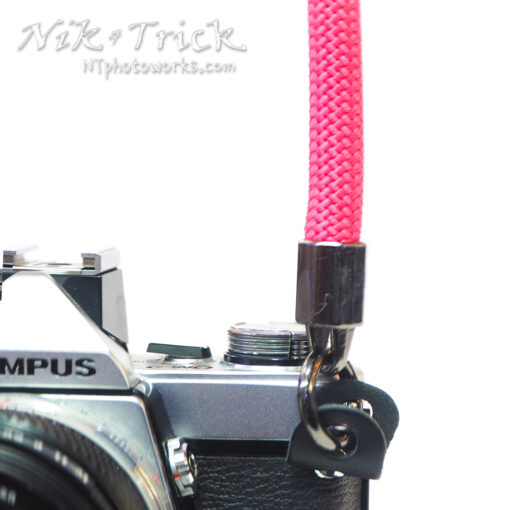 Soft Nylon Quick Release Funky Camera Strap ~ Pink