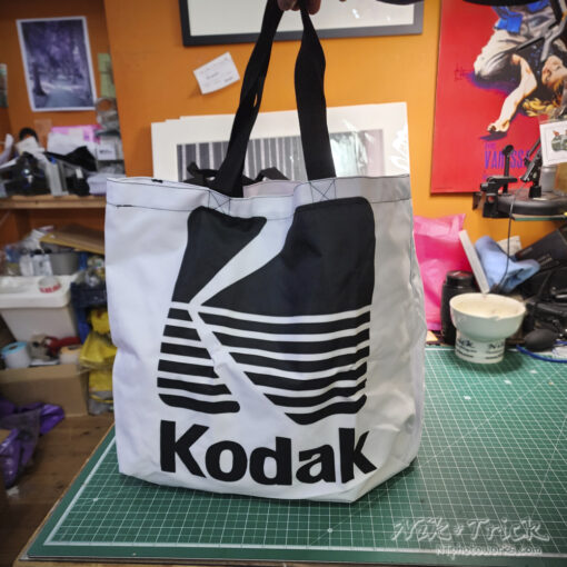 Kodak Logo Funky Unisex Tote Bags