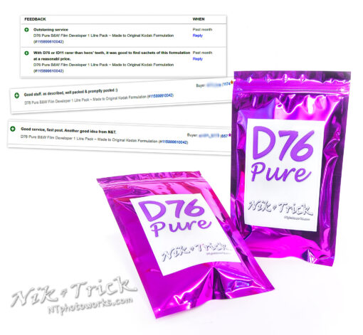 D76 Pure by Nik & Trick ~ As per Kodak D76