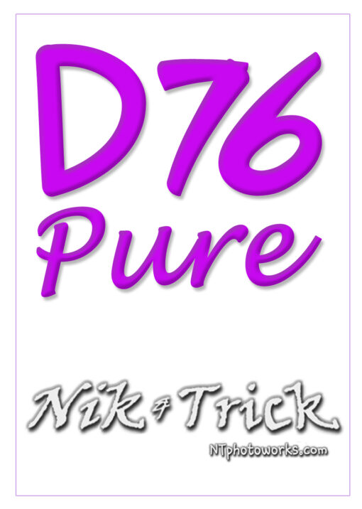 D76 Pre b&w film developer