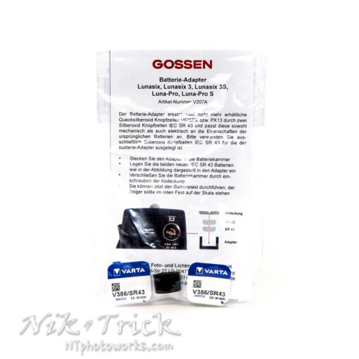 Gossen Adapter Set for Luna Six & Luna Pro