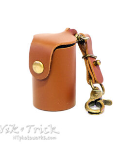 Leather 35mm Key Fob Film Case