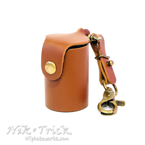 Leather 35mm Key Fob Film Case