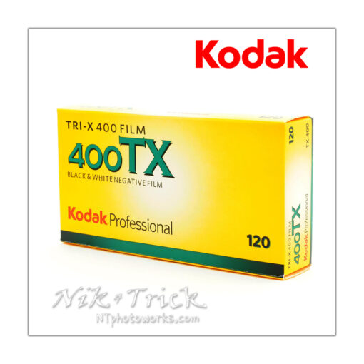 Kodak Tri-X 400 120 Medium Format Five Pack or Single Roll