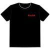Kodak Tee Shirt in Black, Embroidered Logo