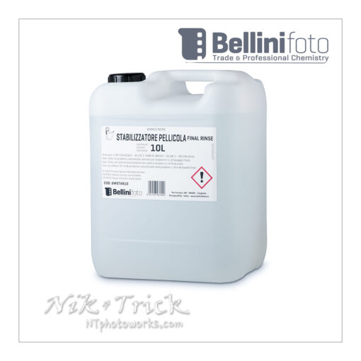 BelliniFoto B&W Film Final Rinse, Anti-drip and Stabilizer