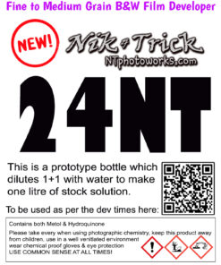 24NT a Prototype B&W Film Developer by Nik & Trick