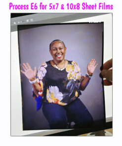 E6 Process for 5x7 & 10x8 Sheet Films