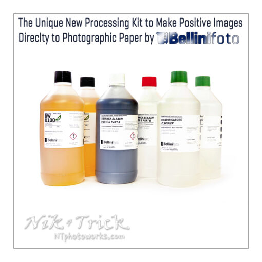 BelliniFoto's Unique B&W Paper Reversal Processing Kit
