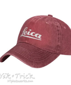 Leica Logo Cotton Unisex Baseball Caps