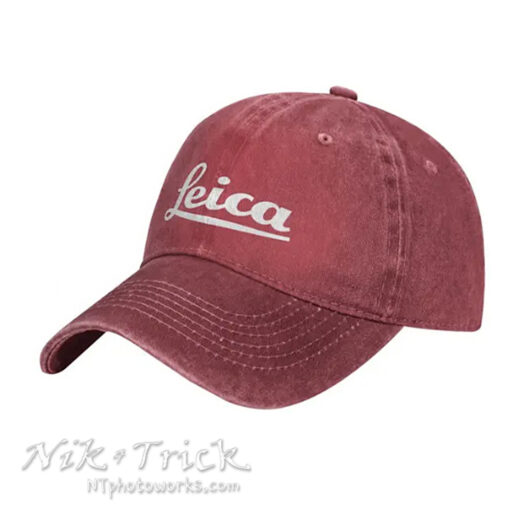 Leica Logo Cotton Unisex Baseball Caps