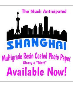 Shanghai Multigrade Resin Coated B&W Photo Papers