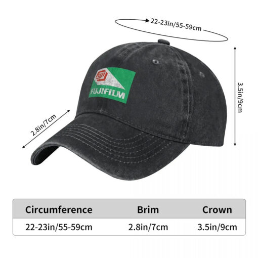 FujiFilm Logo Cotton Unisex Baseball Caps ~ Various Colours - Image 2