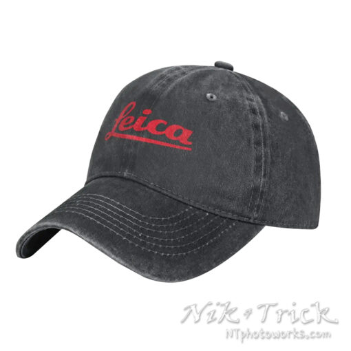 Leica Logo Unisex Baseball Caps ~ Denim & Corduroy Various Colours - Image 7