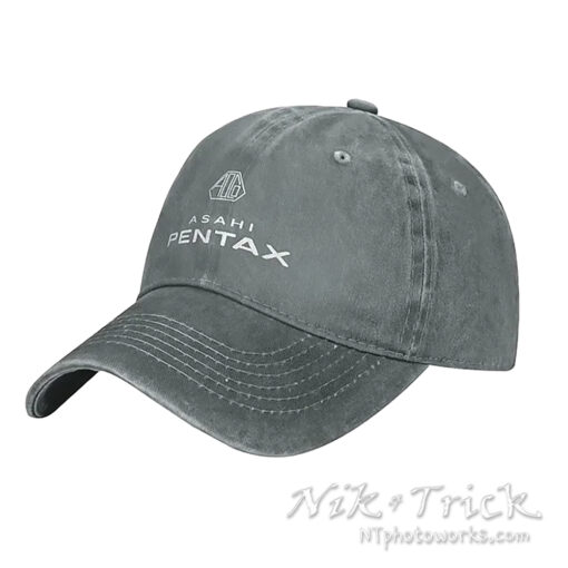 Asahi Pentax Classic Logo Unisex Soft Denim Baseball Caps - Image 6