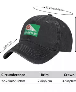 Alternative view of FujiFilm Logo Cotton Unisex Baseball Caps ~ Various Colours