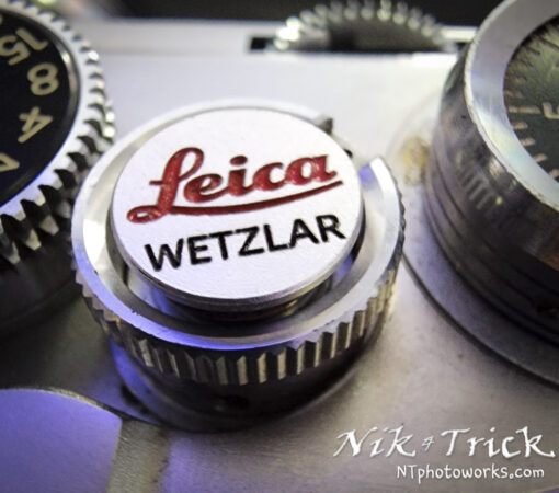 Leica Billett Aluminium Hotshoe Protector / Shutter Button Cap
