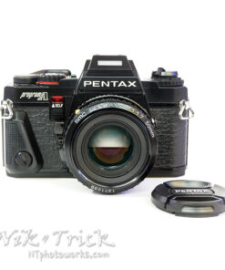 Pentax Program A c/w SMC-A 50mm f1.7, Case, Strap, Manual