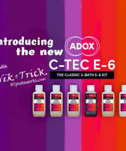 ADOX C-TEC E6 3 Bath Kit for Colour Positive Films