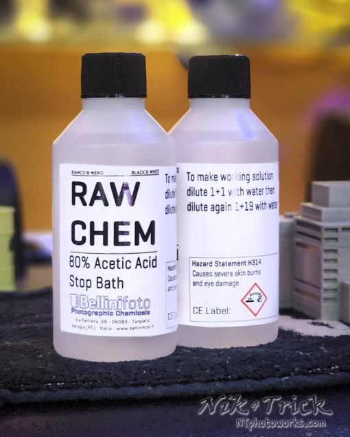 BelliniFoto 80% Acetic Acid Stop Bath - 100ml