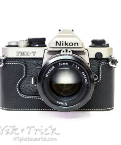Nikon FM FE FM2 FM3a Hand Made Leather Half Case
