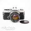Olympus OM1 in Chrome c/w Zuiko Auto-S 50mm f1.4