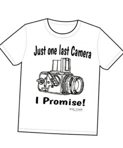 Just one more Camera Tee Shirt by Nik & Trick