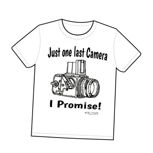 Just one more Camera Tee Shirt by Nik & Trick