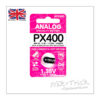 Replacement Zinc Air Battery for PX400, MR-42, 343, V400PX, MRB400