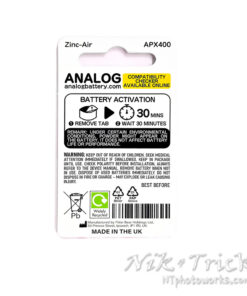 Replacement Zinc Air Battery for PX400, MR-42, 343, V400PX, MRB400