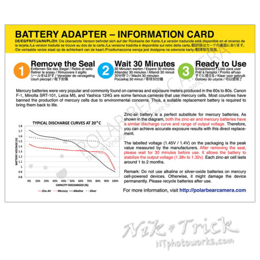 Replacement Zinc Air Battery for PX400, MR-42, 343, V400PX, MRB400 - Image 5