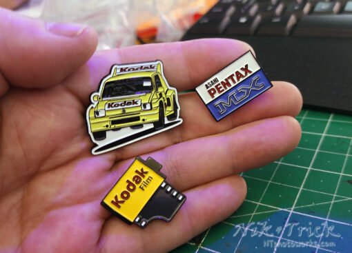 Nik & Trick Enamel Pin Badges