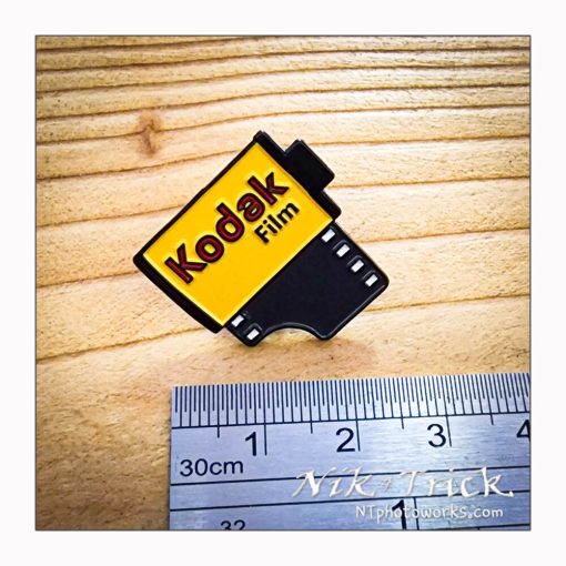 The Kodak Film Enamel Pin Badge