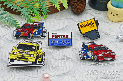 Nik & Trick Enamel Pin Badges