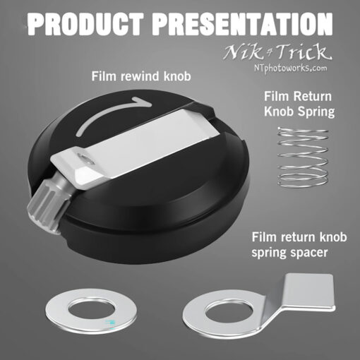 Replacement Rewind Knob for Nikon 35mm