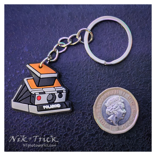 Polaroid SX70 Rubberised Keyring