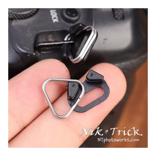 Nikon Style Strap Lanyard Rings c/w Protection