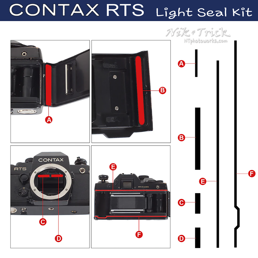 Contax RTS Replacement Light Seal Kit