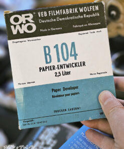 Vintage Orwo B104 aka Agfa Blautol Paper Developer