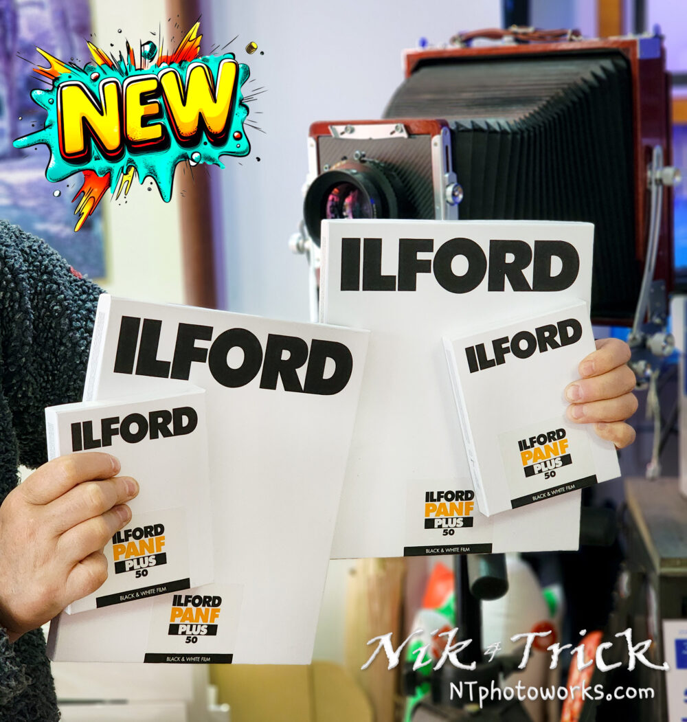 Ilford PanF Sheet Films, 10x8 & 5x4